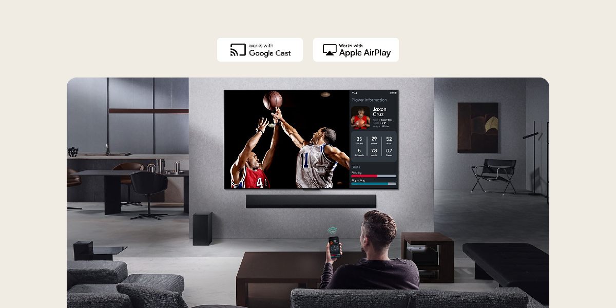 ویژگی Google Cast built-in